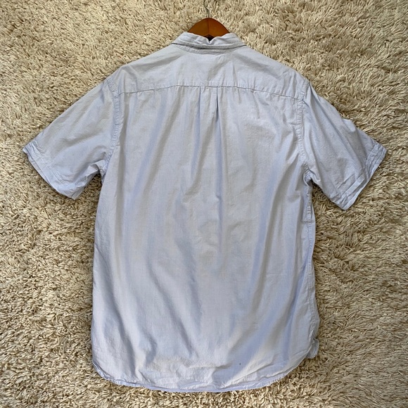 2 Men’s H&M Short Sleeve Button Down Shirts M - Picture 3 of 9